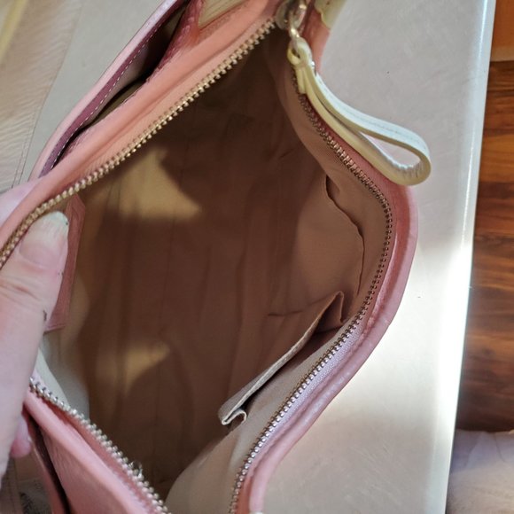 Euc Vintage Rare Coach Hampton Pink Leather Shoulder Bag Purse - Picture 14 of 14